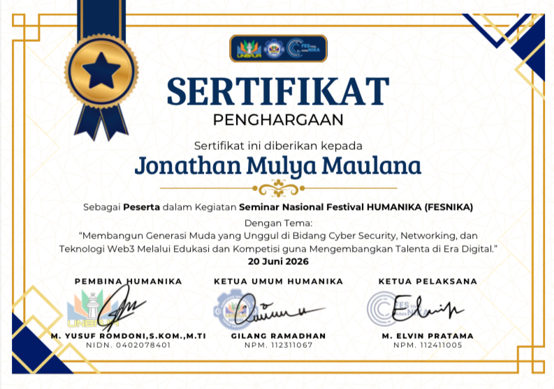 Seminar Nasional Festival Humanika (FESNIKA)